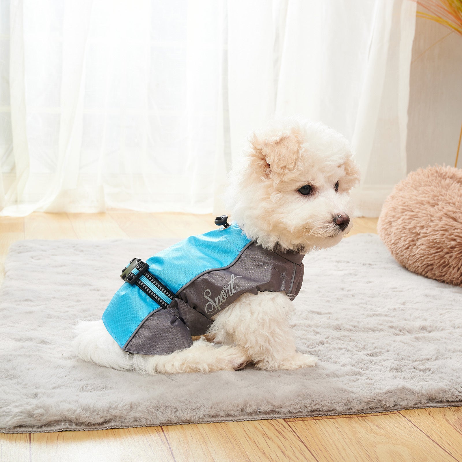 Impermeabile per Cani Modello "Sport"  - Puppy Raincoat - Dog Moda
