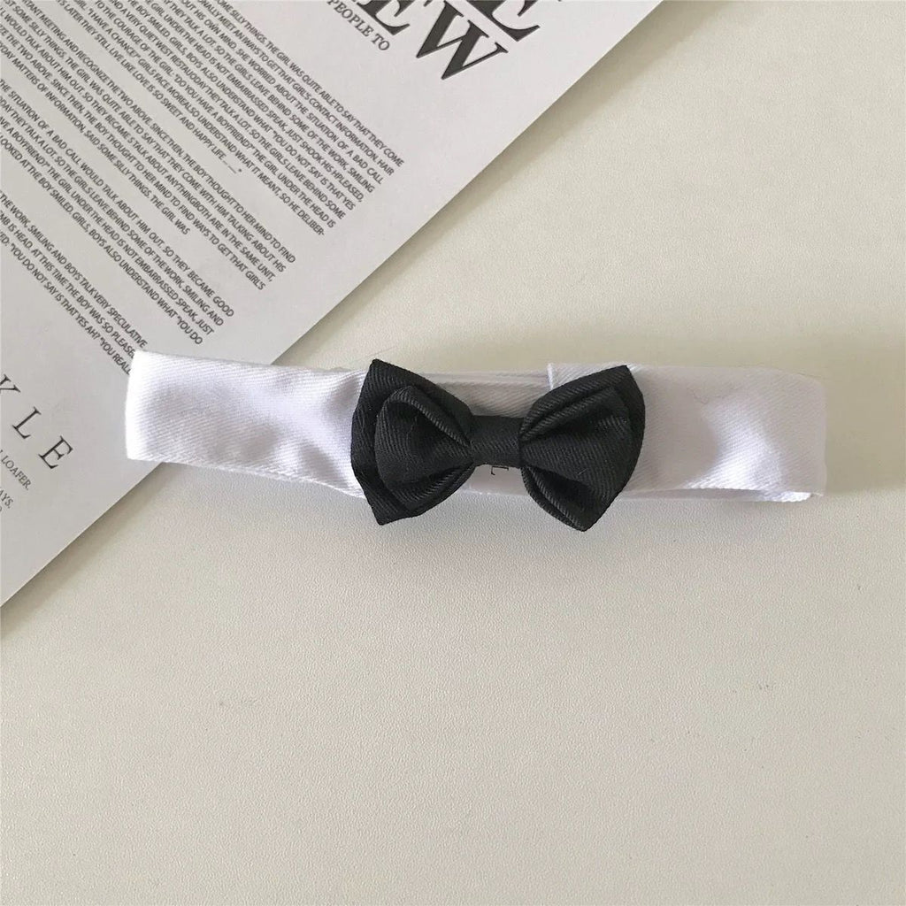 Elegant Dog Formal Dress with Bow Tie