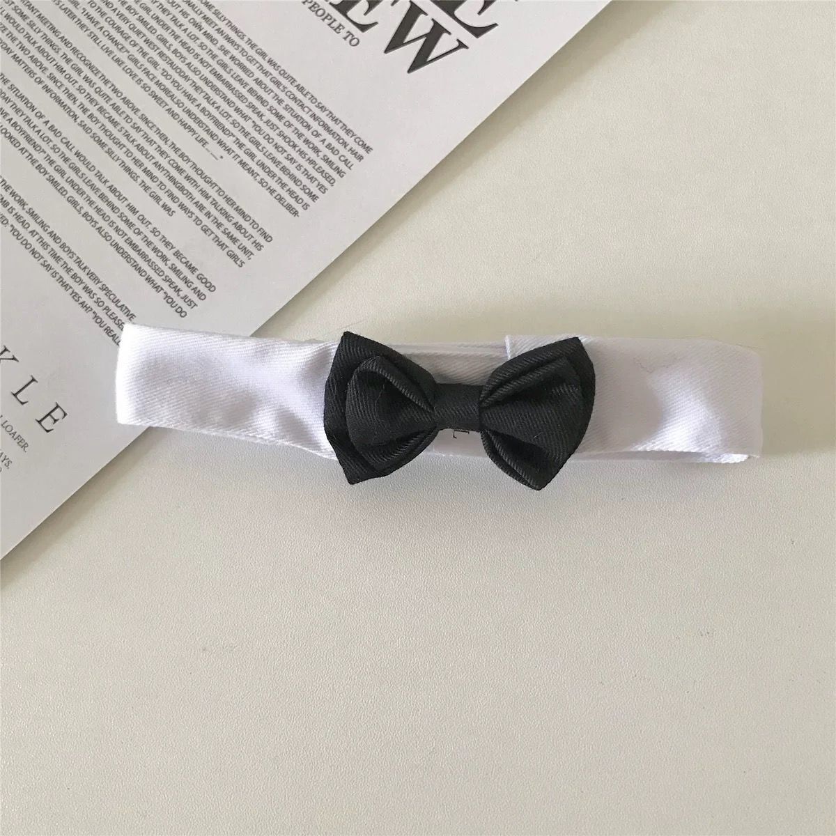 Elegant Dog Formal Dress with Bow Tie