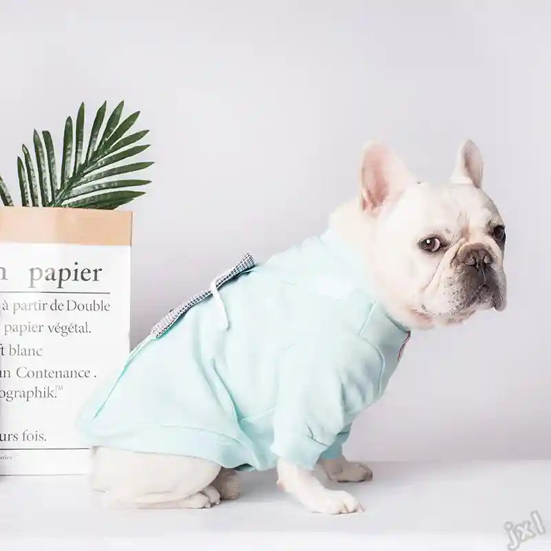 Felpa Cani Beach Fiocchetto - Cotone Casual con Tasche by Dog Moda