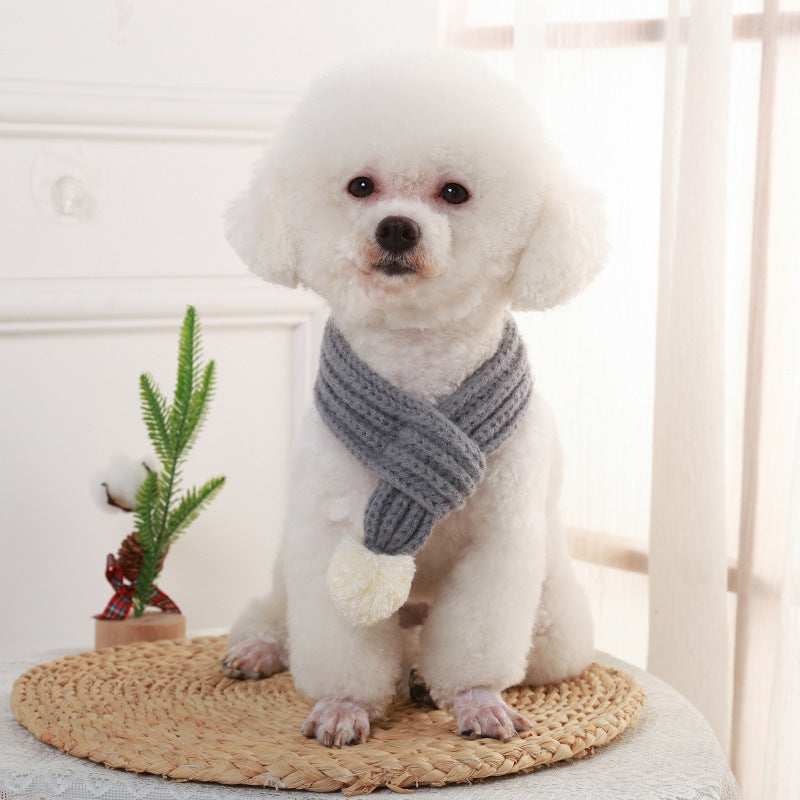 Christmas Scarf for Dogs and Puppies – Soft and Warm Winter Accessory