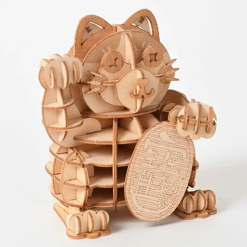 Puzzle 3D Legno Animali - Gioco Educativo Cane Gatto by Dog Moda