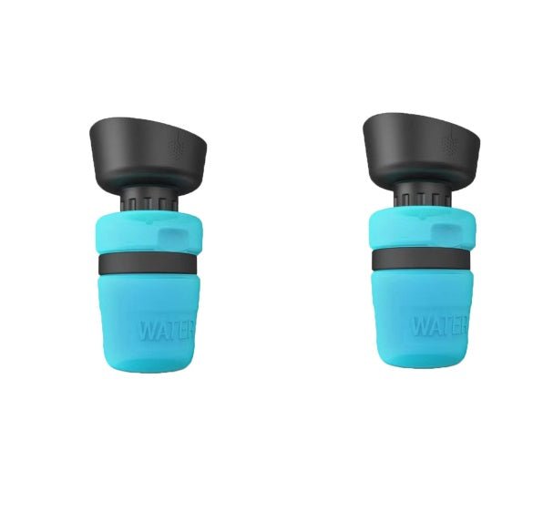 Borraccia per Cani Portatile 2 - in - 1 con Ciotola Pieghevole – Impermeabile e a Prova di Perdite - Dog Moda