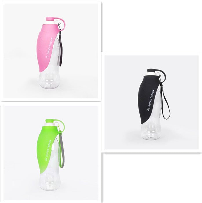 Borraccia per cani portatile da 600 ml "Foglia" - Dog Moda