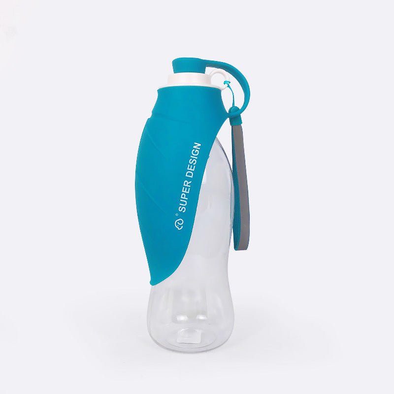 Borraccia per cani portatile da 600 ml "Foglia" - Dog Moda