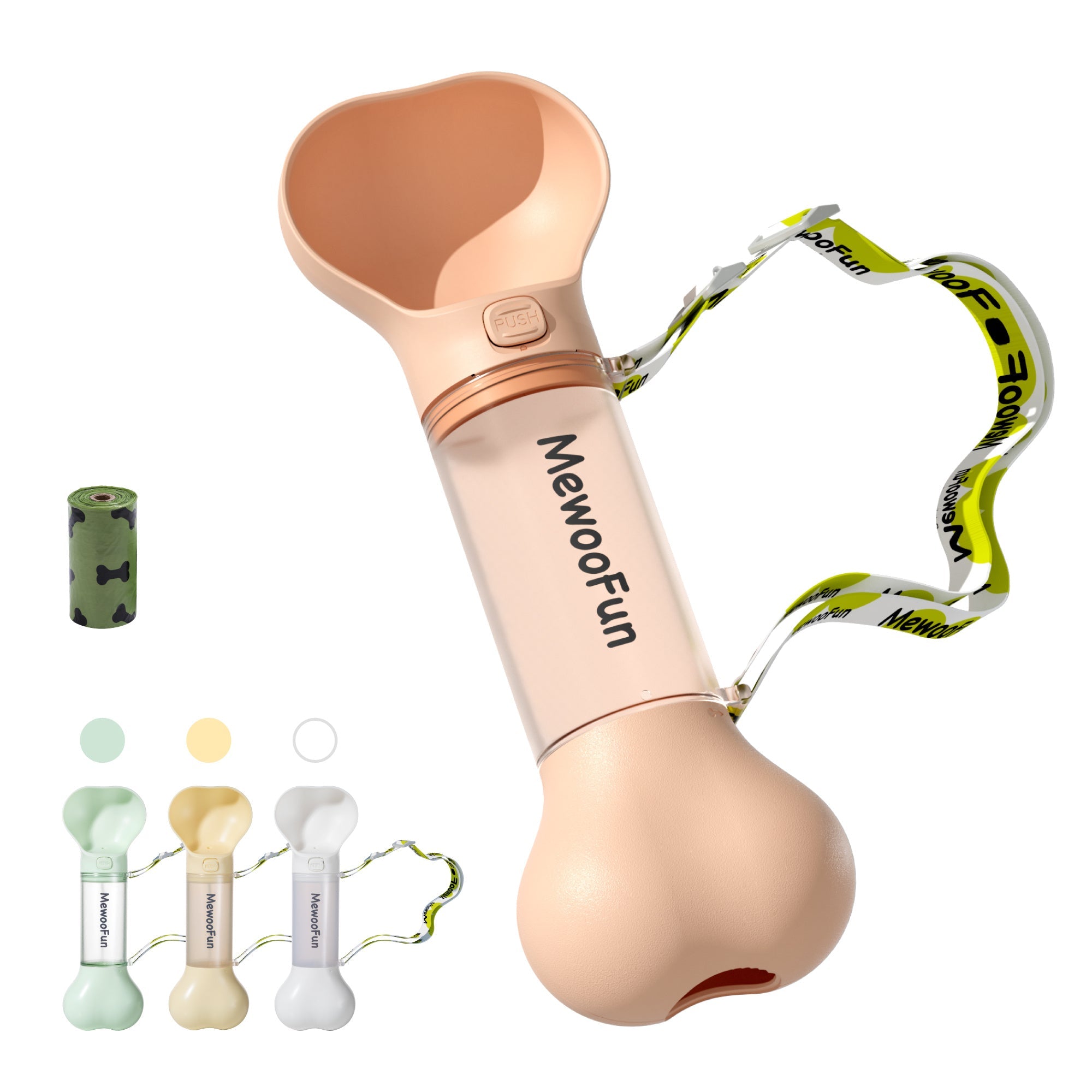 Borraccia per cani portatile multifunzione "MewooFun" - Dog Moda