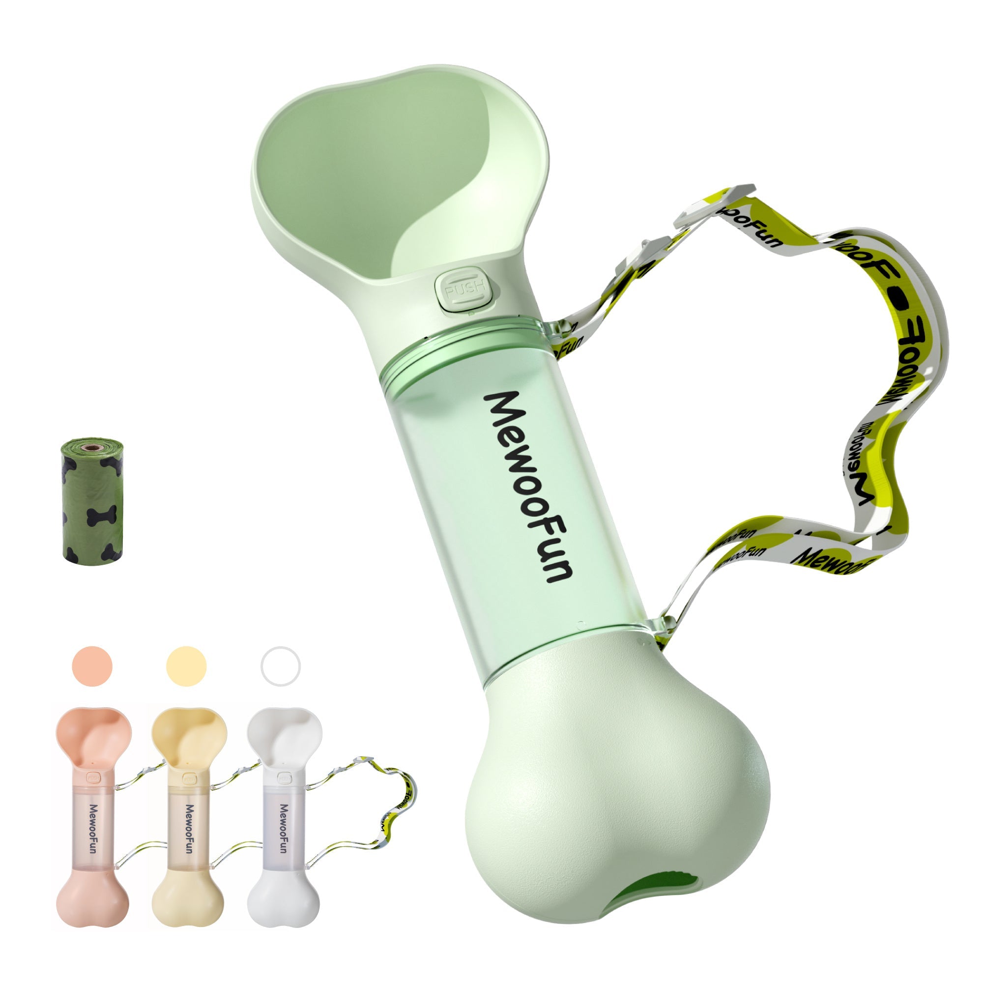 Borraccia per cani portatile multifunzione "MewooFun" - Dog Moda