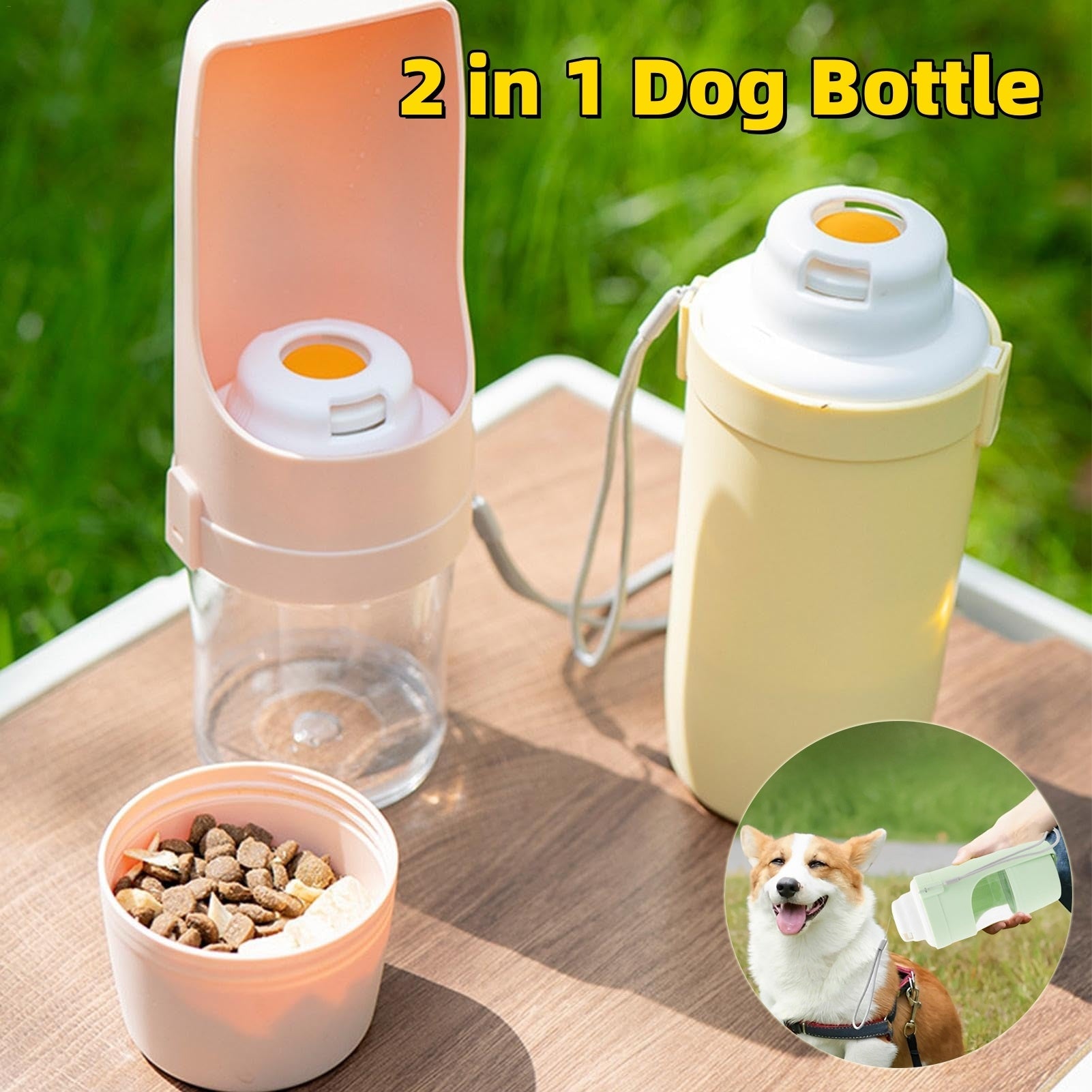 Borraccia Portacrocchette per Cani – Idratazione e Nutrizione Sempre con Te! - Dog Moda