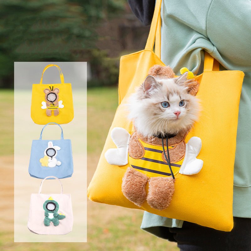 Borsa trasportino per cani e gatti "Bee Out" - Dog Moda