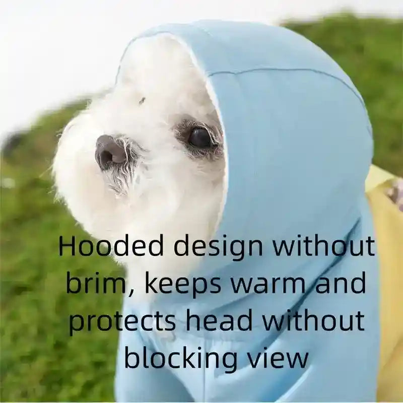 Mono impermeable de invierno para perros - Capucha 4 patas