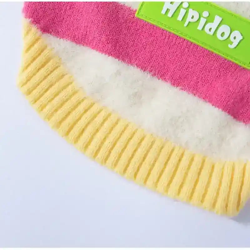 Maglione CHERRY Hipidog - Righe Colorate e Ciliegie by Dog Moda