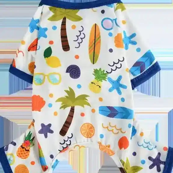 Tuta Elasticizzata per Cani Stampa Anguria - Dogmoda by Dog Moda