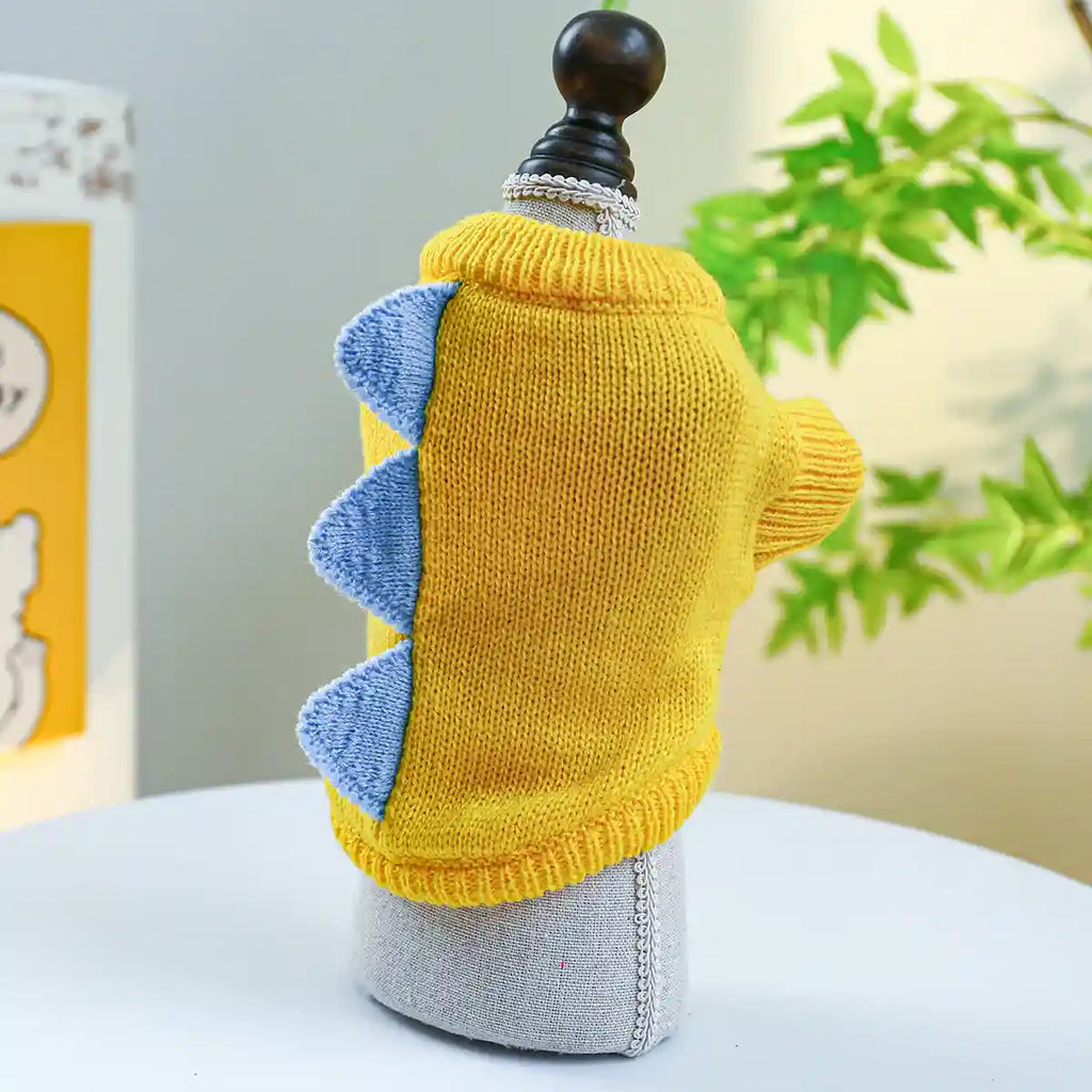 Suéter de Dinosaurio para Perros - Cresta 3D y Caliente