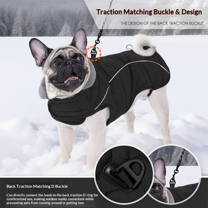 Gewatteerde jas voor honden Mountain - Waterdicht wintermodel