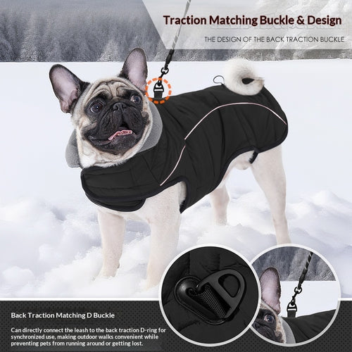 Manteau matelassé pour chiens Montagne - Imperméable hivernal