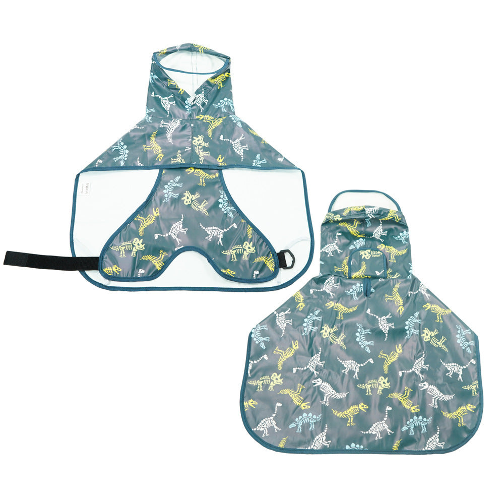 Waterproof Dog Cape with Visor - Total Protection for Your 4-Legged Friend
