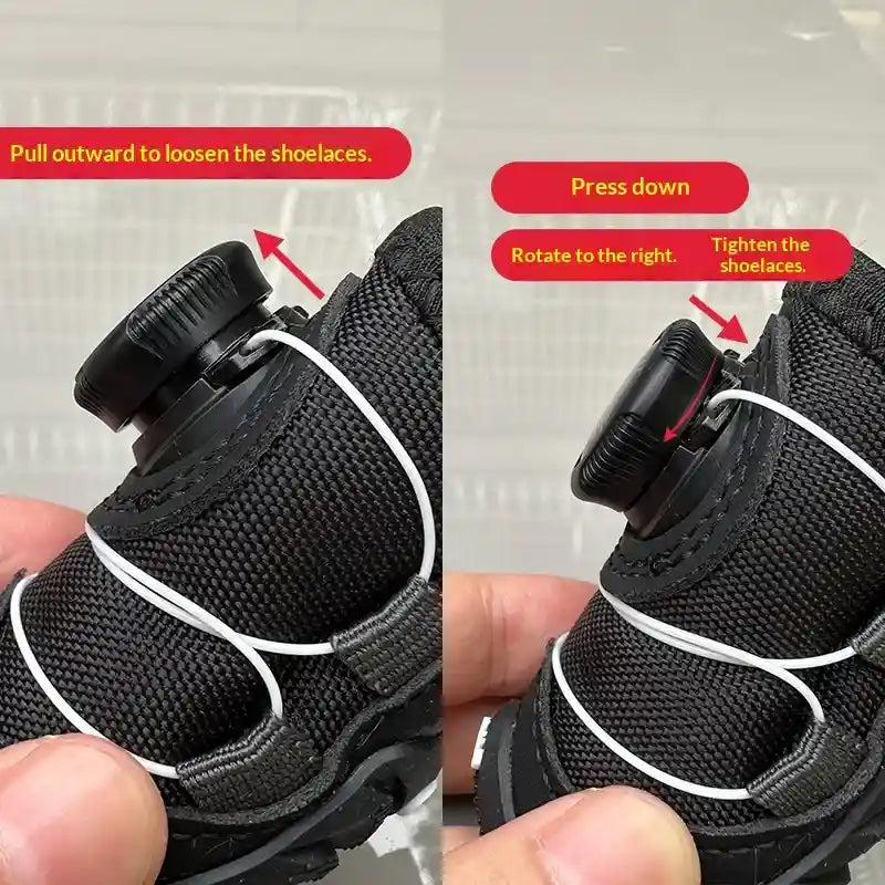 Hundskor halkfria vinterfoder system med knapp