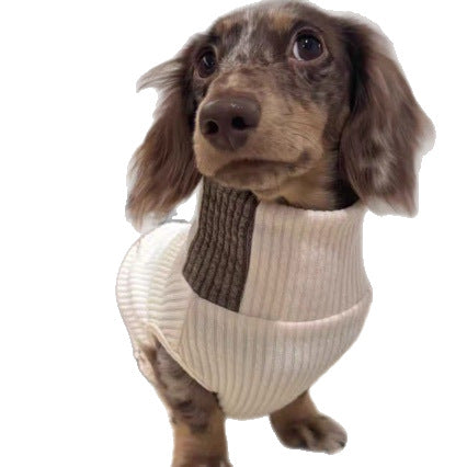 Maglione Cane Gatto Beige Marrone Autunno Inverno by Dog Moda