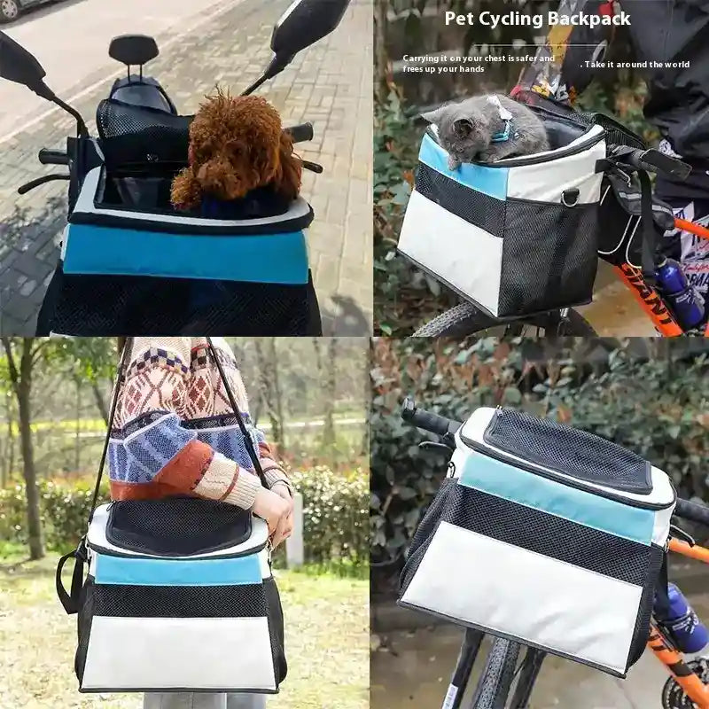 Zaino Trasportino per Cani e Gatti "Astra" | Bici e Auto Safe by Dog Moda