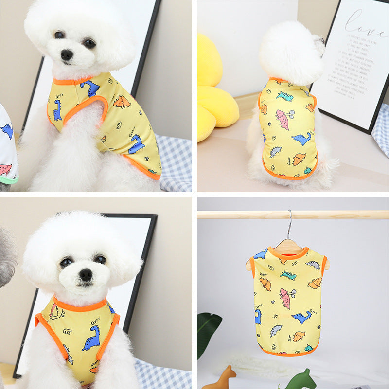 „DinoStyle“ Hundepullover – Bunte Dinosaurier und weicher Stoff
