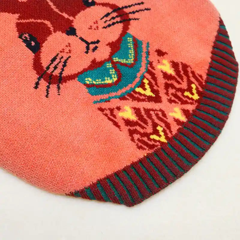 犬用バニーニットセーター - 北欧コットン