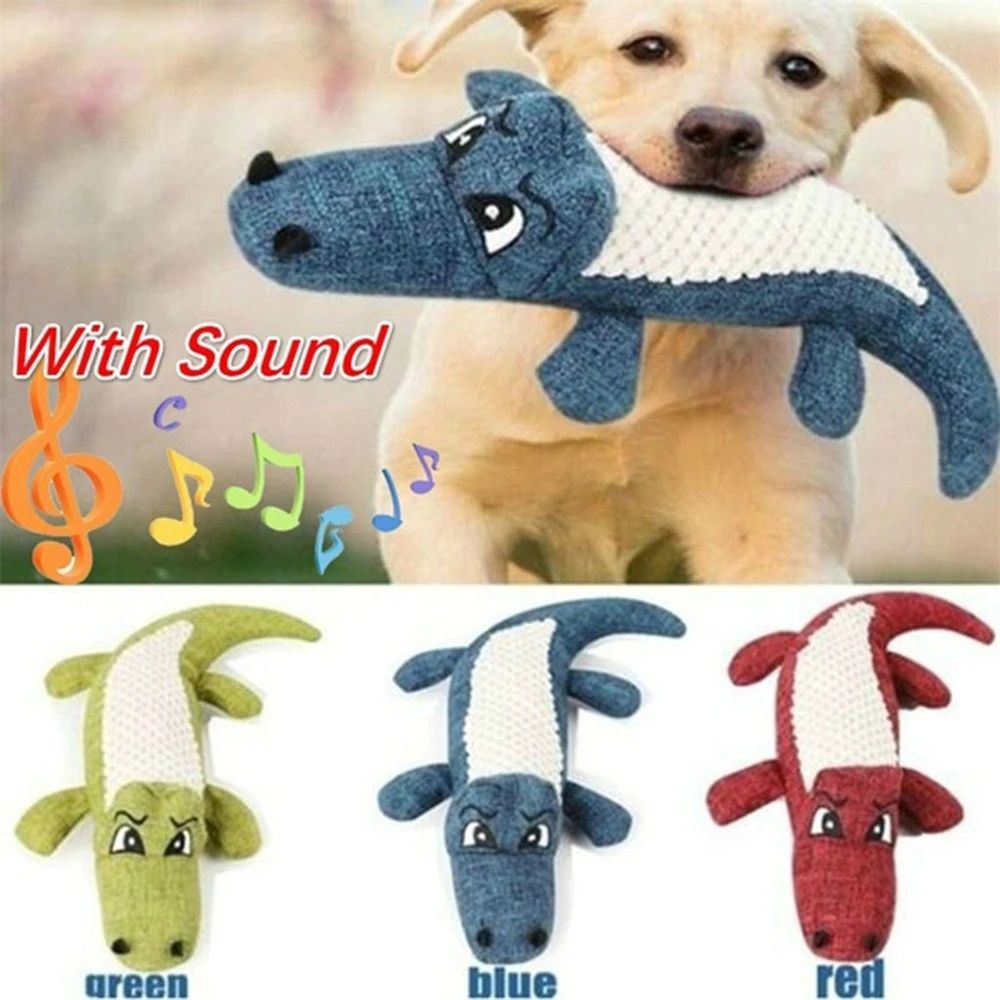 Croccodino Bite Resistant Plush Dog Toy
