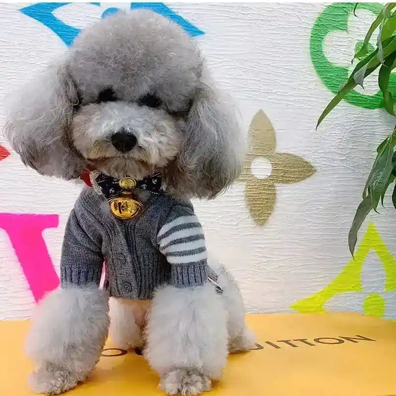 Maglione Dry Fit Cani - Grigio Elasticizzato Aderente by Dog Moda