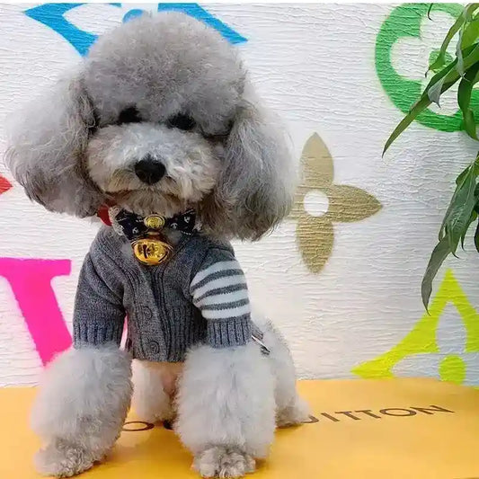 Maglione Dry Fit Cani - Grigio Elasticizzato Aderente by Dog Moda