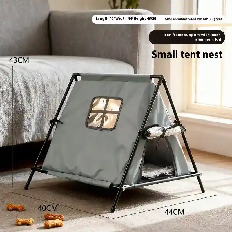 屋外用猫用吊り下げテントベッド