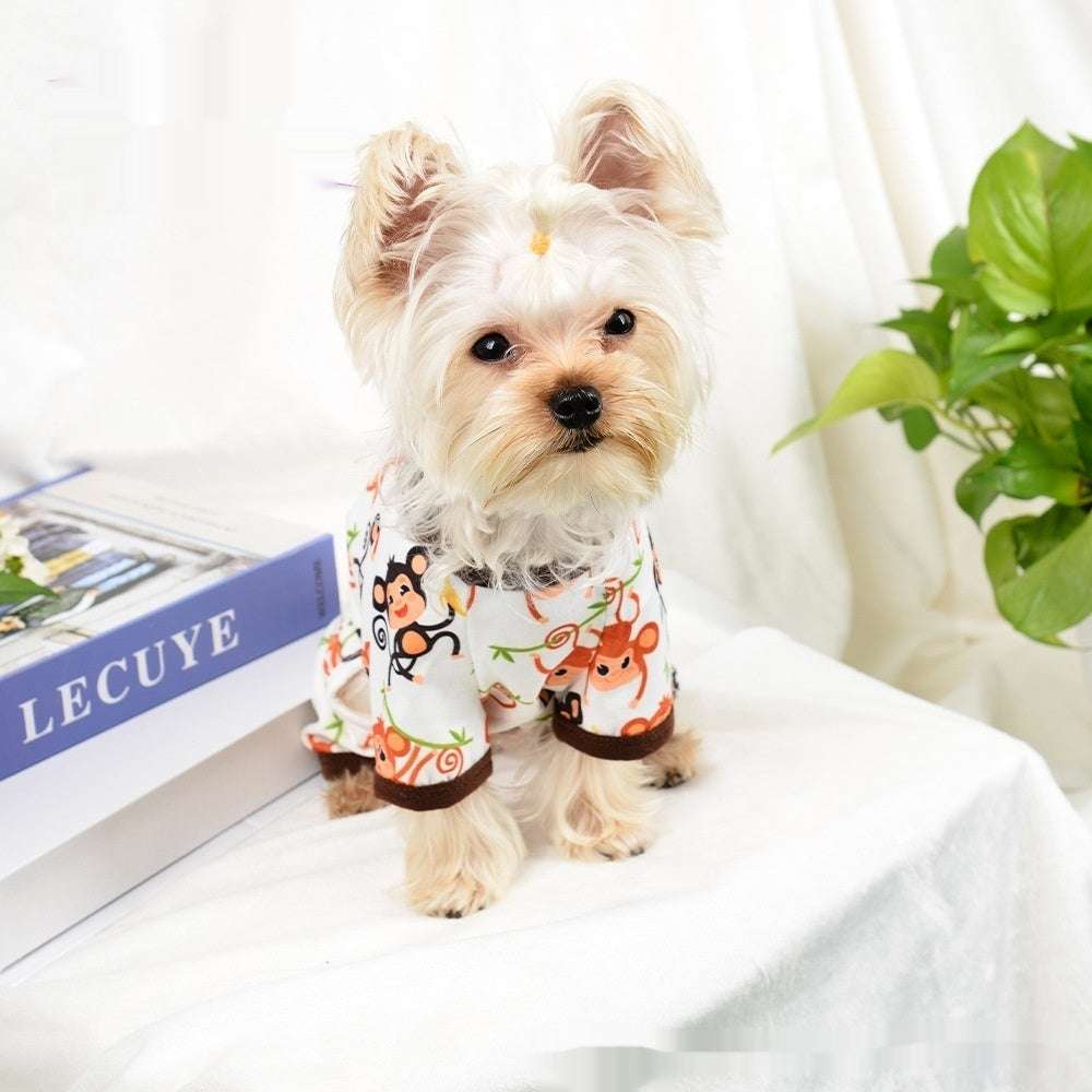 Tuta per Cani Jungle Fantasia Scimmiette | Dogmoda