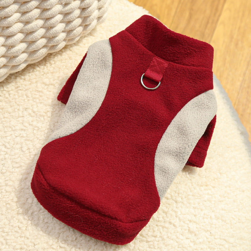 Sportieve Hondenjas met Fleece en Harnasring