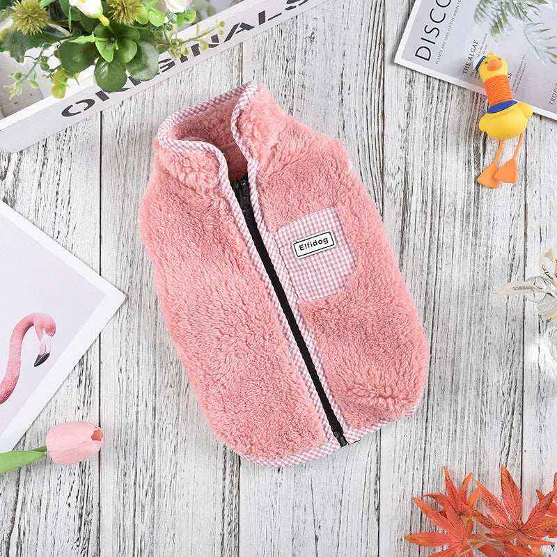 Abrigo Effidog para Perros - Chaleco de Pile con Cremallera