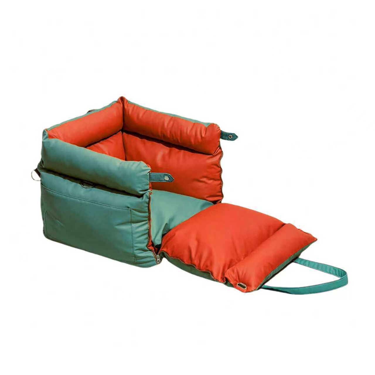 犬と猫用キャリーバッグ - ショルダーストラップとポケット付き開閉可能