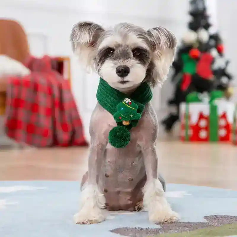 Suéter de Navidad para Perros Copos de Nieve Rojo Verde