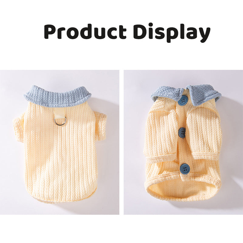 Warm Breathable Dog Sweater - Apricot