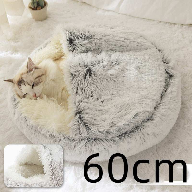 Cuccia Avvolgente "Comfort Ciambella" in Pile con Copertina - Dog Moda