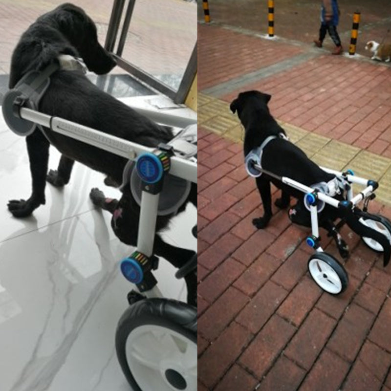 Wheelchair for Disabled or Elderly Dogs with Back Leg Support