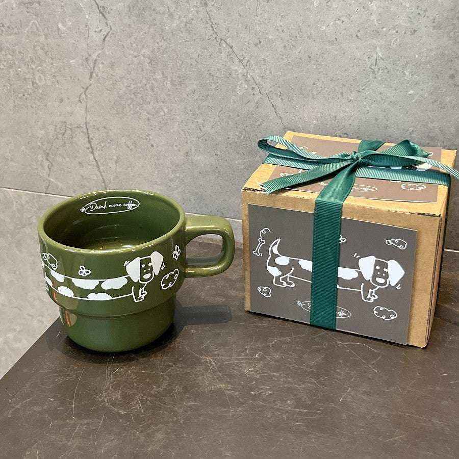 Tazza Bassotto in Ceramica con Sottotazza – Idea Regalo Perfetta