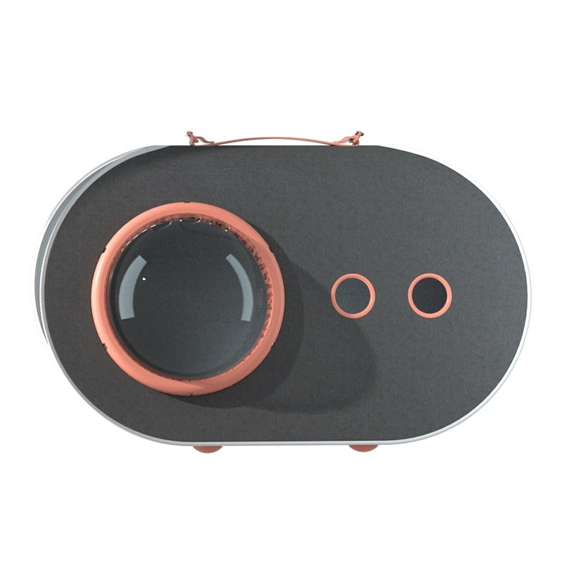 Trasportino per cani e gatti con oblò traspirante in Oxford