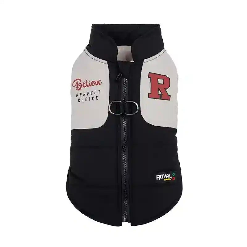 FEimaX Warme Hondenjas Winddichte Winter Fleece Hondenjas Winter Vest met D-Ring Hondenkleding Jassen voor Kleine Middelgrote Honden, Chihuahua Trui Kleding Huisdier