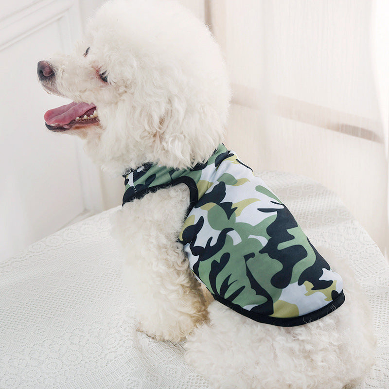 Camouflage Dog Vest - New Camouflage Vest Dog Clothes