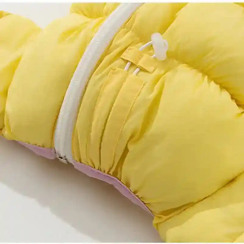 Autumn And Winter Dog High-end Macaron Thickened Zipper Bear Warm Four-legged Cotton-padded Jacket, Cat Cotton-padded Jacket, Pet Clothes by Dog Moda