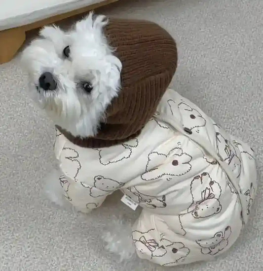 Cappotto FioccoNeve in Pile con Orsetto per Cani - XS-XXL by Dog Moda