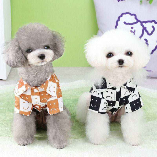 Camicetta per cani a scacchi - Dog Moda