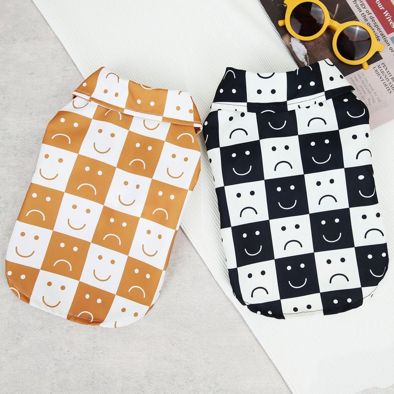Camicetta per cani a scacchi - Dog Moda
