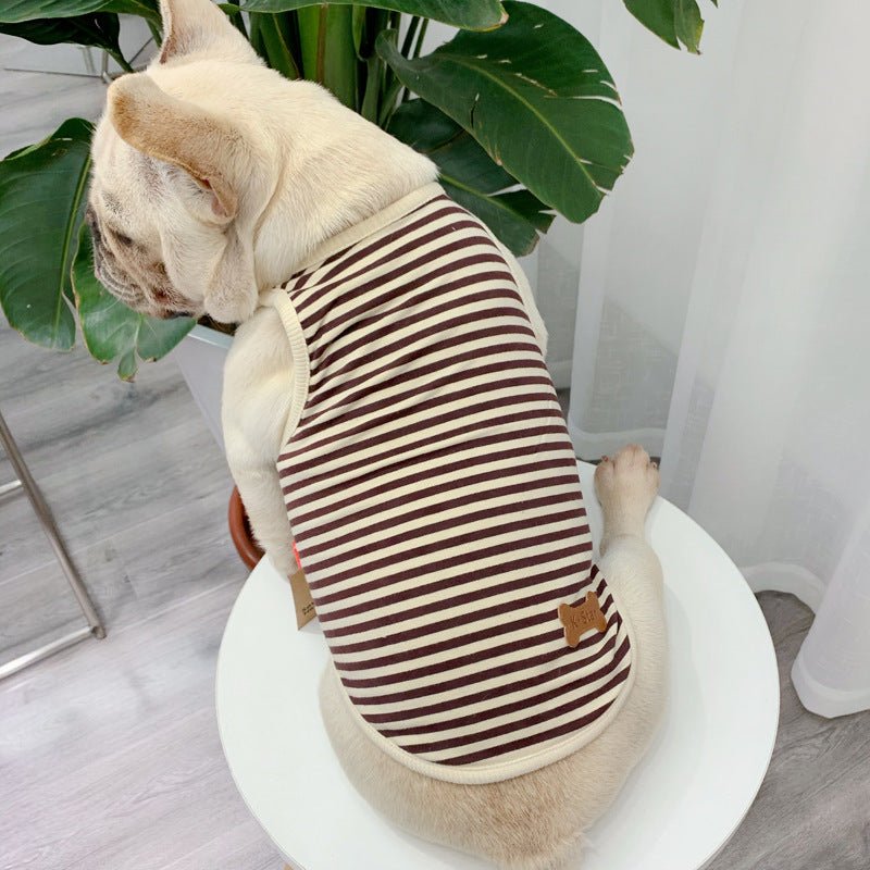 Canotta per cani a righe "K - Star" - Dog Moda