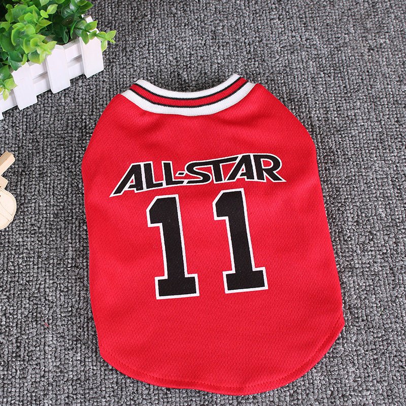 Canotta per cani da basket "All Star" - Dog Moda