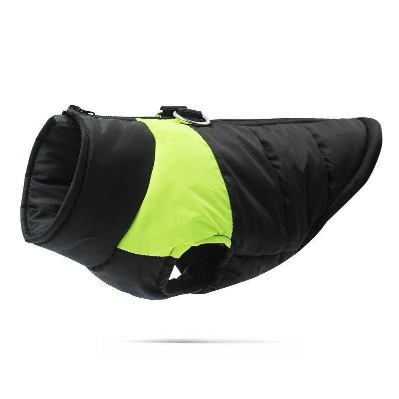 Cappottino Imbottito Impermeabile per Cani Modello "Rent" – Protezione Totale con Vestizione Rapida - Dog Moda