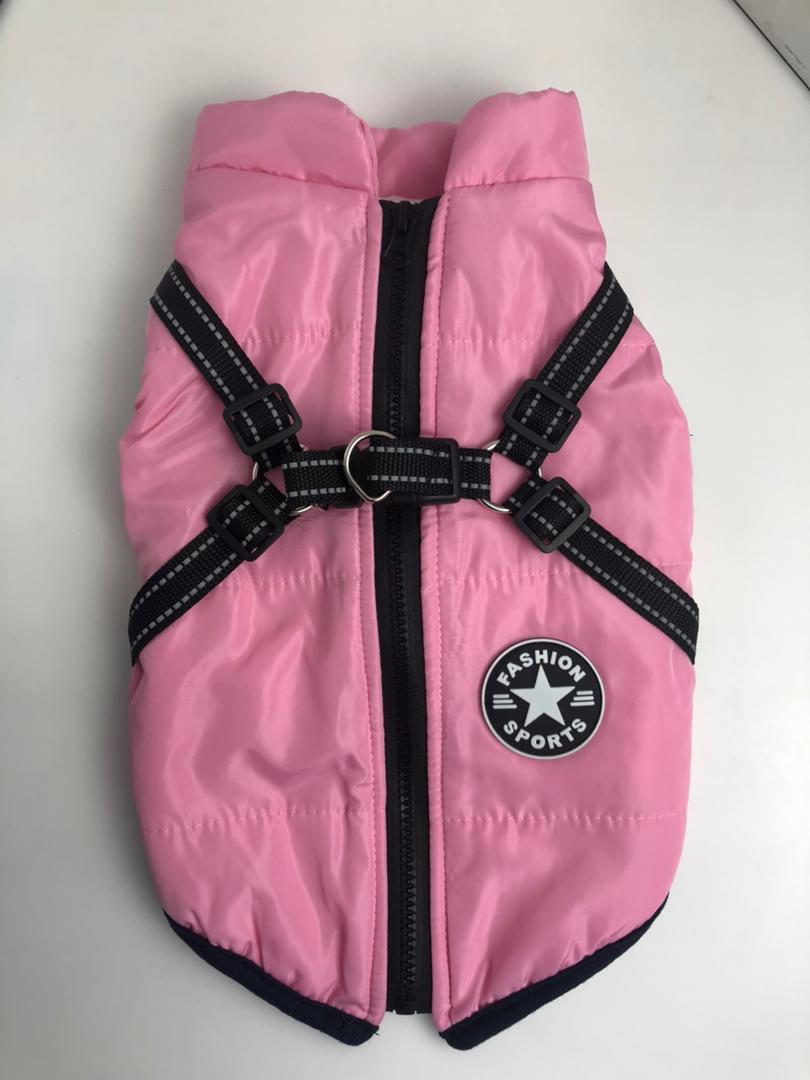 Cappottino impermeabile "Fashion Sports" con pettorina integrata per cani - Dog Moda