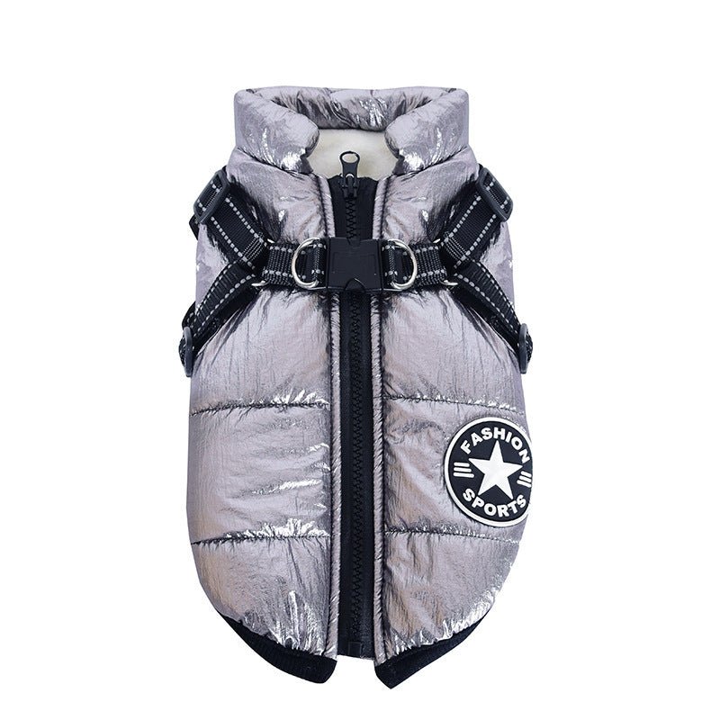 Cappottino impermeabile "Fashion Sports" con pettorina integrata per cani - Dog Moda
